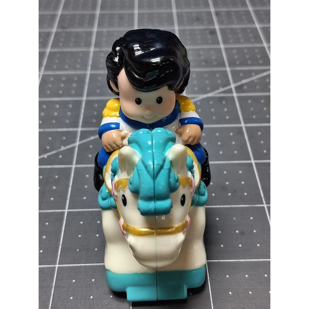Fisher Price Klip Klop Little People Disney Princess Ariel Prince Eric  Horses